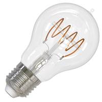 Bulbrite 4.5 watt 120 volt A19 Medium Screw Base 2100K Warm White Curved Dimmable LED