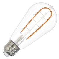 Bulbrite 3 watt 120 volt ST18 Medium Screw Base 2100K Warm White Clear Dimmable LED