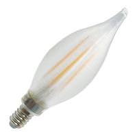 Bulbrite 4 watt 120 volt 2700K Warm White C11 Candelabra Screw Base Dimmable LED