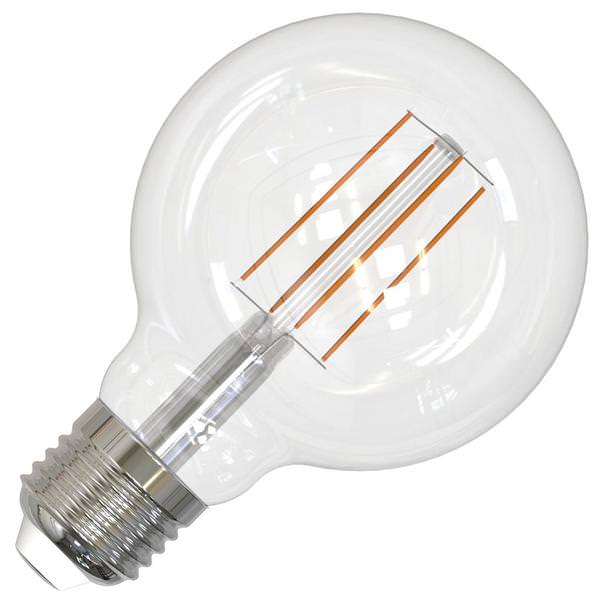 7.6 watt 120 volt G25 Medium Screw Base 3000K Natural White Dimmable LED