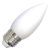 Bulbrite 5.5 watt 120 volt 3000K Natural White B11 Medium Screw Base Frosted Dimmable LED