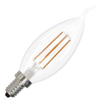 Bulbrite 5 watt 120 volt 2700K Warm White CA10 Candelabra Screw Base Dimmable LED