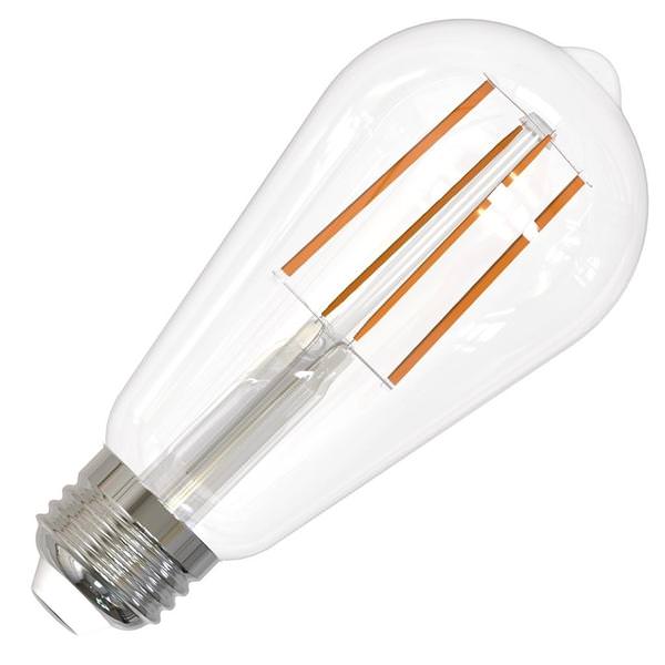 13 watt 120 volt ST18 Medium Screw Base 3000K Natural White Dimmable LED
