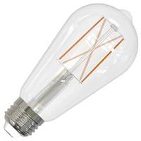 Bulbrite 8.5 watt 120 volt ST18 Medium Screw Base 3000K Natural White Dimmable LED