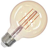 View 5 watt 120 volt G25 Medium Screw Base 2200K Amber Dimmable LED
