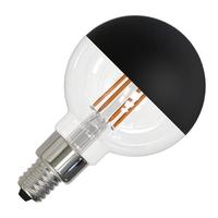 Bulbrite 2.5 watt 120 volt G16 Candelabra Screw Base 2700K Warm White Half Black Coated Top Dimmable LED