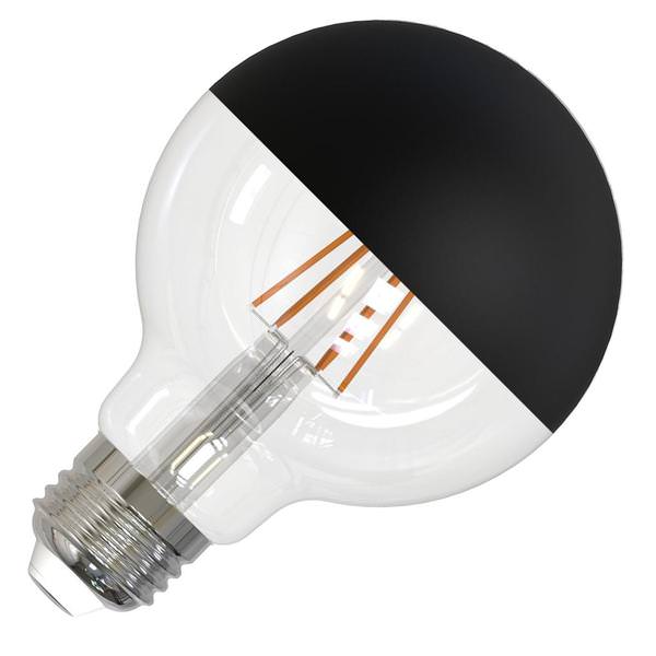 5 watt 120 volt G25 Candelabra Screw Base 2700K Warm White Half Black Coated Top Dimmable LED