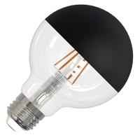 Bulbrite 5 watt 120 volt G25 Candelabra Screw Base 2700K Warm White Half Black Coated Top Dimmable LED