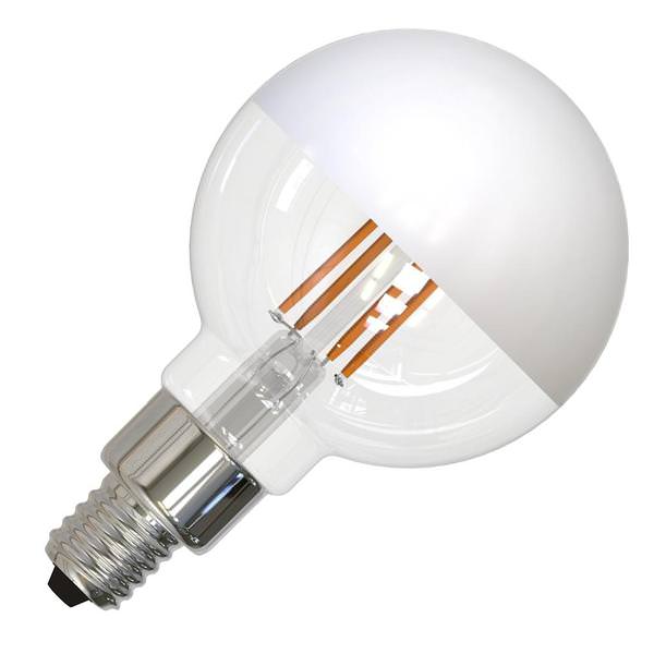 2.5 watt 120 volt G16 Candelabra Screw Base 2700K Warm White Half White Coated Top Dimmable LED