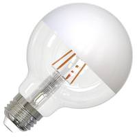 Bulbrite 5 watt 120 volt G25 Medium Screw Base 2700K Warm White Half White Coated Top Dimmable LED