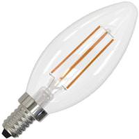 View 4 watt 120 volt B11 Candelabra Screw Base 2700K Warm White Non-Dimmable LED