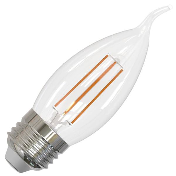 4.5 watt 120 volt CA10 Medium Screw Base 2700K Warm White Dimmable LED