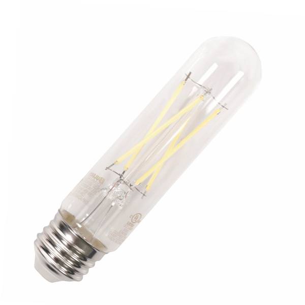 5 watt 120 volt 3000K Natural White T9 Medium Screw Base Clear Nostalgic Tube Antique Dimmable LED Filament