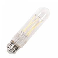 Bulbrite 5 watt 120 volt 3000K Natural White T9 Medium Screw Base Clear Nostalgic Tube Antique Dimmable LED Filament