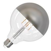Bulbrite 6 watt 120 volt G40 Medium Screw Base 2700K Warm White Half Mirror Dimmable LED