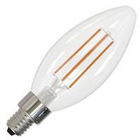 Bulbrite 5 watt 120 volt B11 Candelabra Screw Base 5000K Daylight Clear Dimmable LED