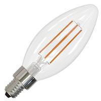Bulbrite 6.5 watt 120 volt B11 Candelabra Screw Base 5000K Daylight Clear Dimmable LED