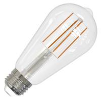 Bulbrite 8.5 watt 120 volt ST18 Medium Screw Base 5000K Daylight Clear Dimmable LED