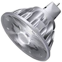 View 7.5 watt 12 volt MR16 Bi-Pin Base 3000K Natural White Dimmable Spot LED