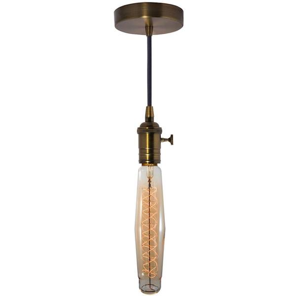 60 watt 120 volt  ET25 Medium Screw Base 2200K Amber Dimmable Pendant