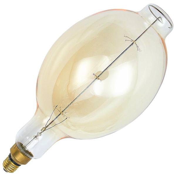 60 watt 120 volt BT56 Medium Screw Base Amber Light 2200K Amber Dimmable