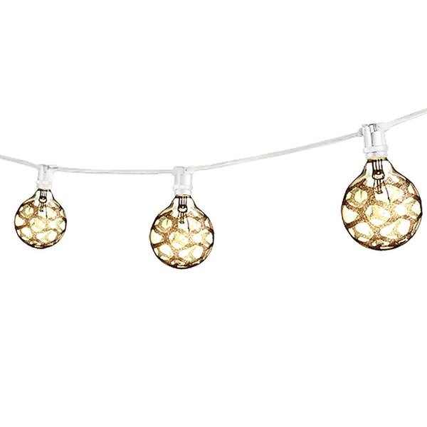 25' 120 volt 15 Light G16 Dimmable Candelabra Screw Base Base Light String