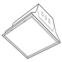 Columbia Lighting 2'x2' 2 Lamp U-Bent T8 Troffer Columbia Lighting Light Fixture