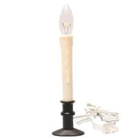 Celestial Lights 9" Vanilla/Black LED Taper Candle