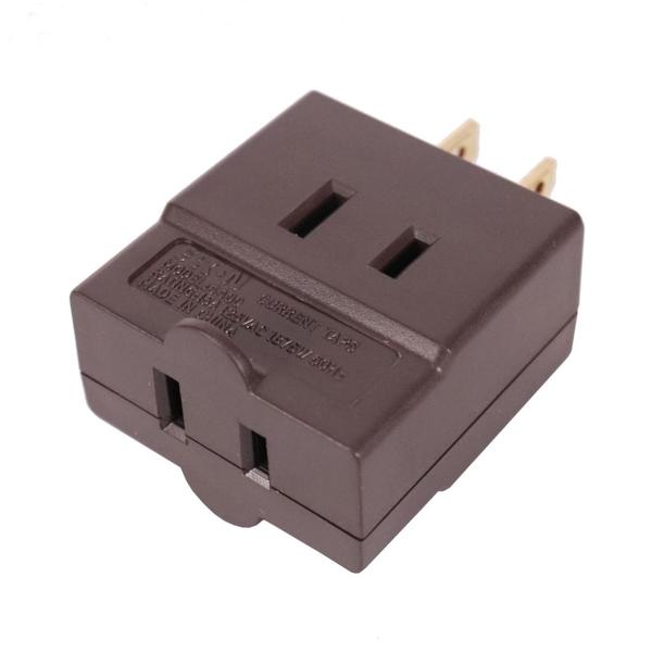 Polarized Triple Outlet Adapter