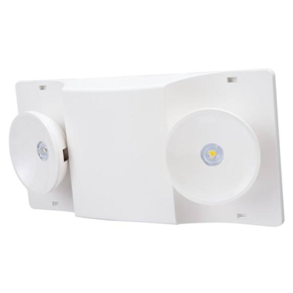 120/277 volt White Commercial Emergency Light