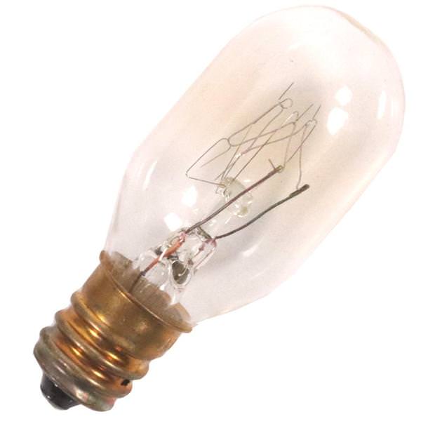 15 watt 130 volt T7 Candelabra Screw Base 2000K Amber