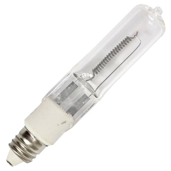 250 watt 130 volt T3 Miniature Candelabra Screw Base Clear
