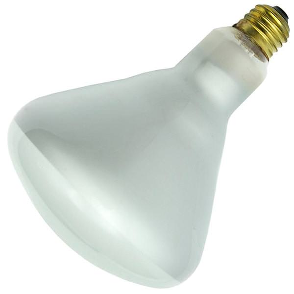 120 watt 130 volt BR40 Medium Screw Base Frosted Flood