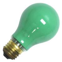 View 100 watt 130 volt A19 Medium Screw Base Green