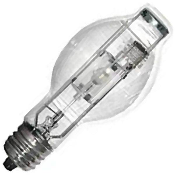 100 watt BT28 Exclusionary Mogul Screw Base 4000K Cool White Clear Metal Halide