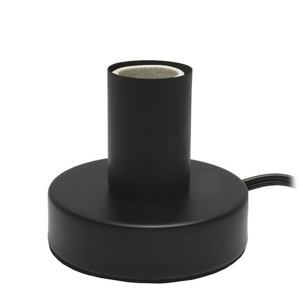 Black Medium Screw Base Metal Light Bulb Stand