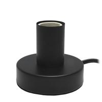 View Black Medium Screw Base Metal Light Bulb Stand