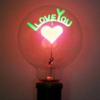 View "I Love You" G25 Medium Screw Base