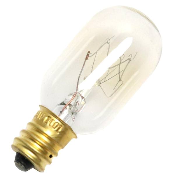 25 watt 130 volt T7 Candelabra Screw Base Clear
