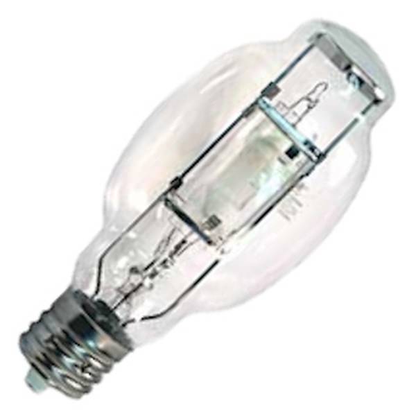 320 watt BT28 Exclusionary Mogul Screw Base 4000K Cool White Clear Metal Halide