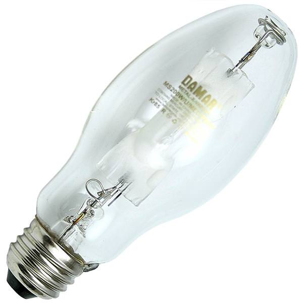 200 watt ED17 Medium Screw Base 4000K Cool White Clear Metal Halide