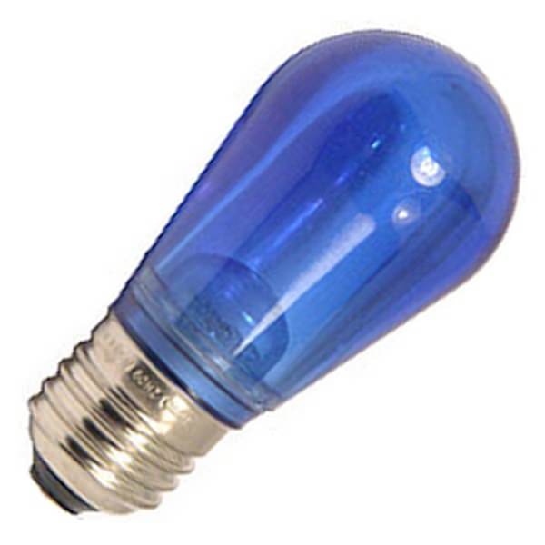 .55 watt 130 volt S14 Medium Screw Base Blue LED