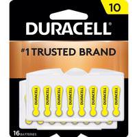 Duracell Size 10 Zinc-Air Hearing Aid Battery (16 pack)