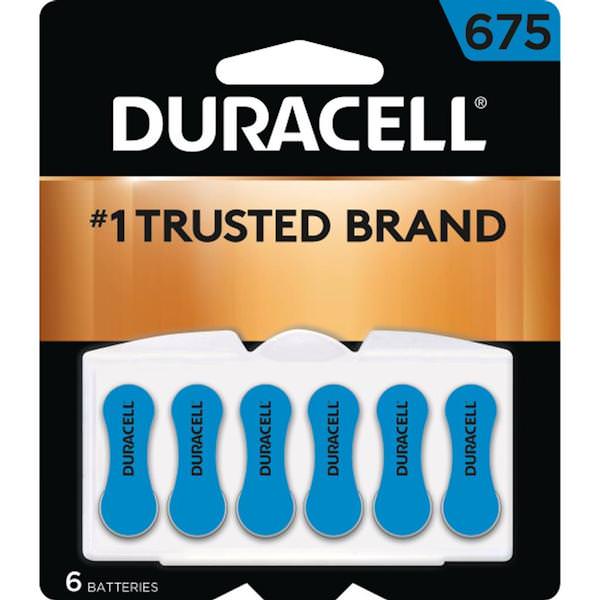 Size 675 Zinc-Air Hearing Aid Battery (8 pack)