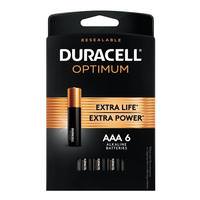 Duracell AAA Optimum Extra Life Battery (6 pack)