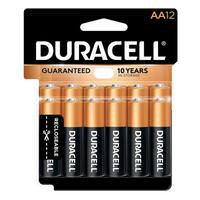 Duracell AA Coppertop Alkaline Battery (12 pack)