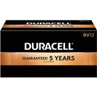 Duracell 9 volt Coppertop Alkaline Battery (12 pack)