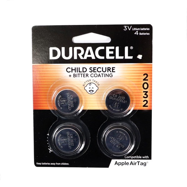 DL2032 3 volt Coin Cell Lithium Battery (4 pack)