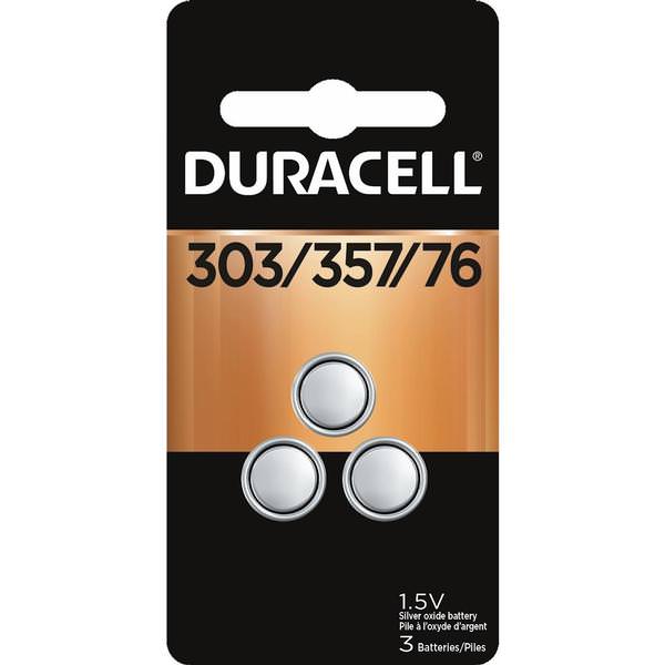 303/357 1.5 volt Button Cell Silver Oxide Battery (3 pack)