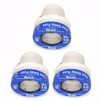 Cooper Bussmann BP/SL-15 Fuse-SL15 Time Delay Fusestat 15 AMP (3 pack)